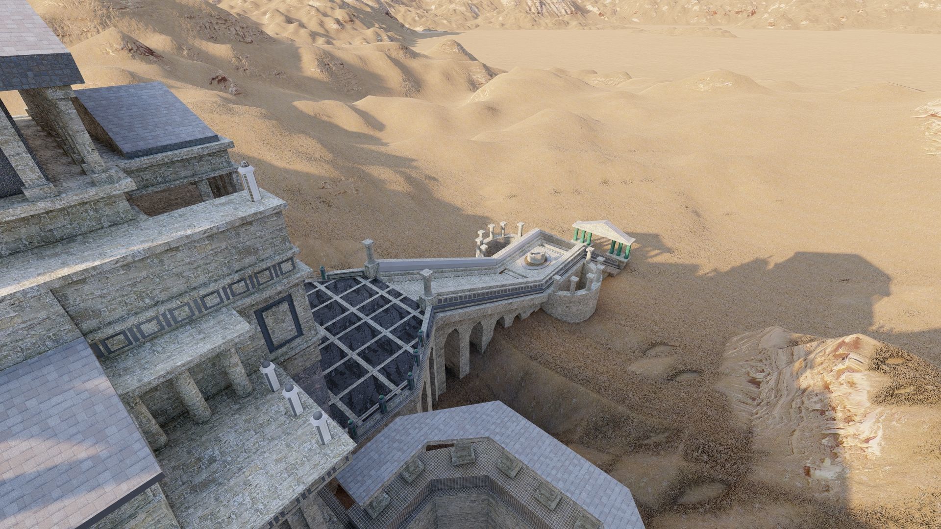 Parthenon-Historical Greek Temple 3D model_13