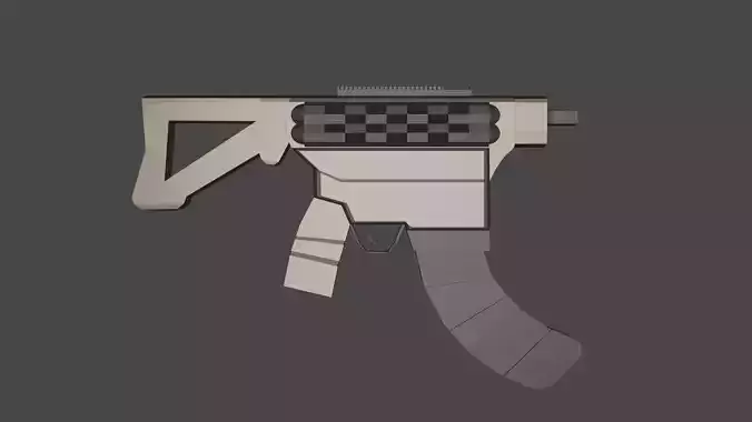 Low Poly Rifle Asset Pack Now 
