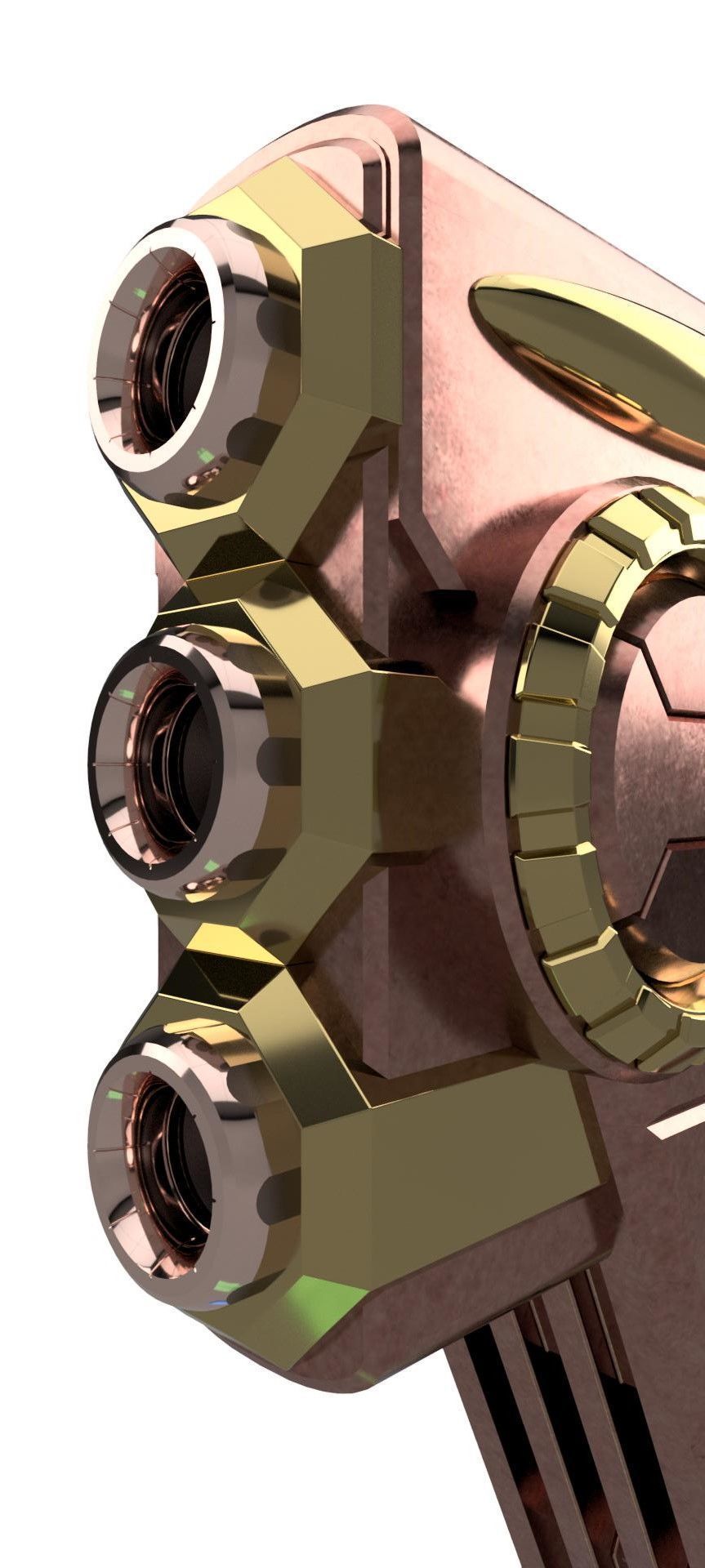 Tellarite Blaster DSC 3D print model_4