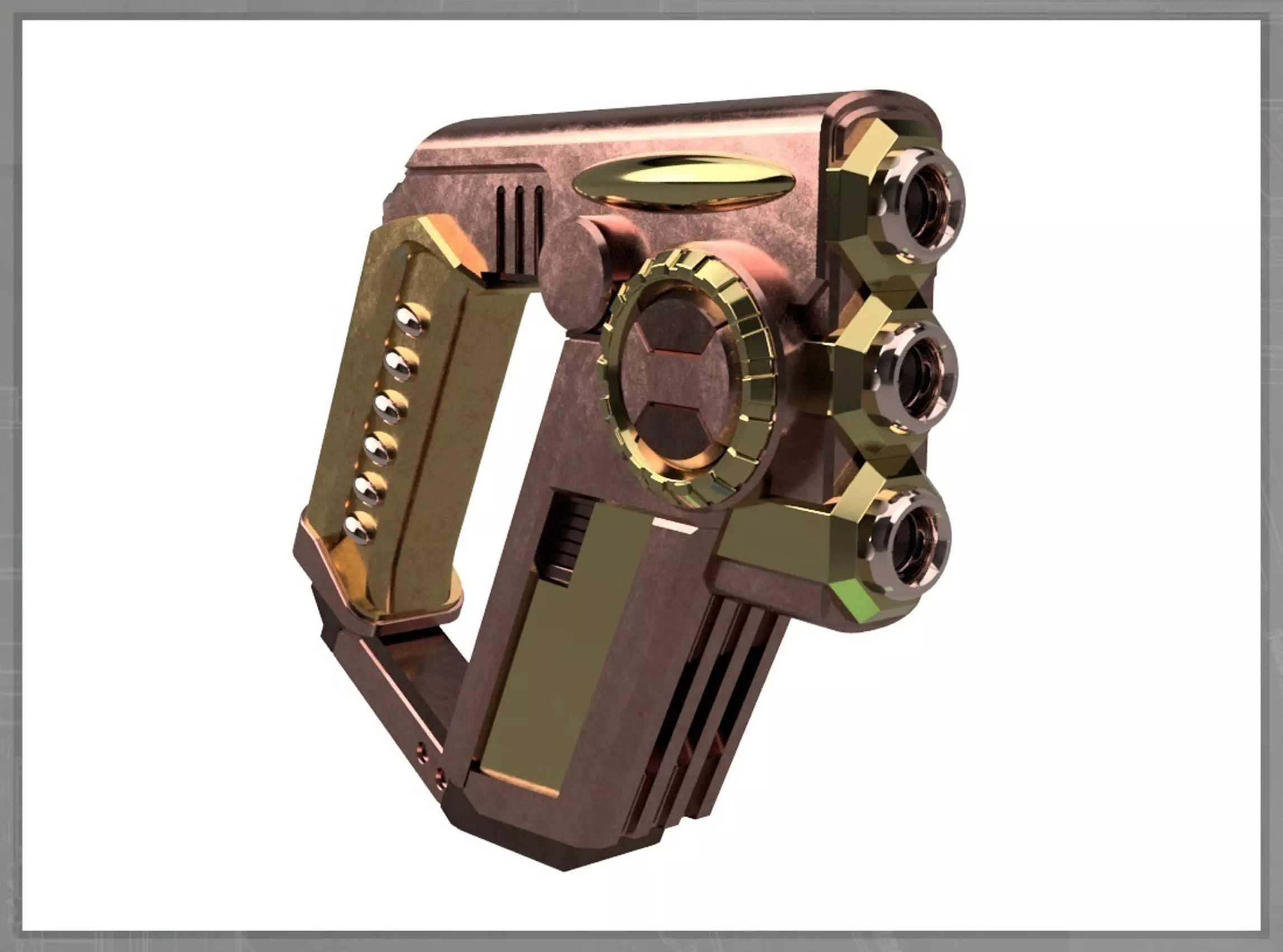 Tellarite Blaster DSC 3D print model_0