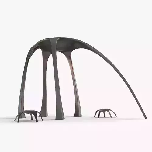 Modern Abstract Animal Sculpture