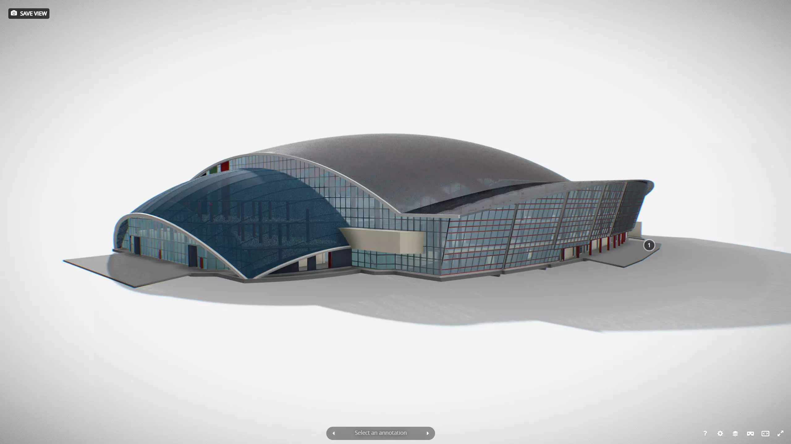 M0007 Indoor Stadium 3d model 3D model_0