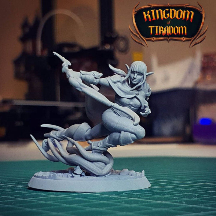 Elf Archer 3D print model_1