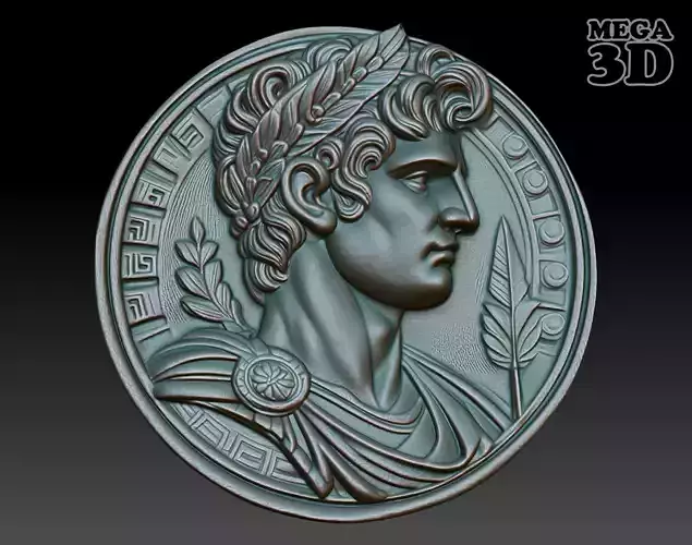 Roman King basrelief 07 240926