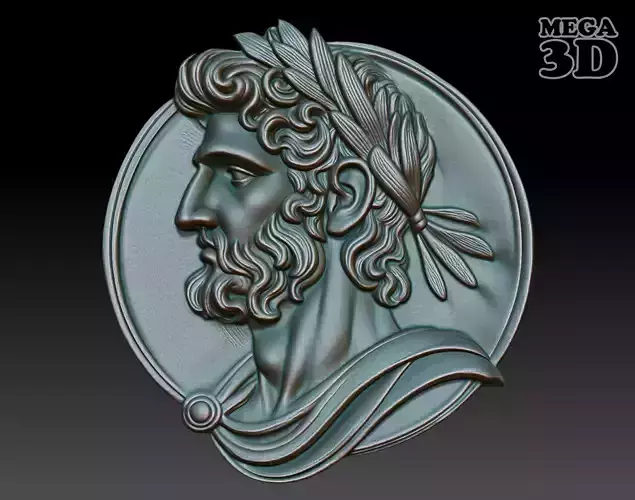 Roman King basrelief 05 240926