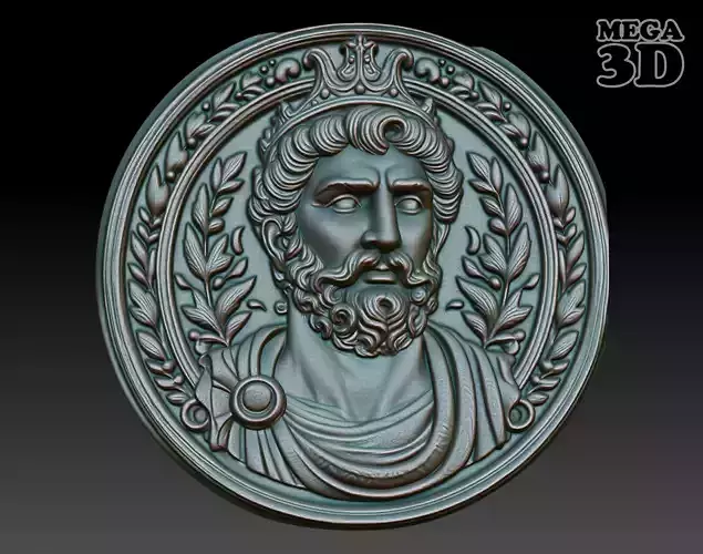 Roman King basrelief 04 240926