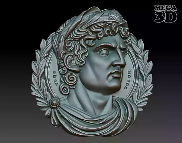 Roman King basrelief 03 240926