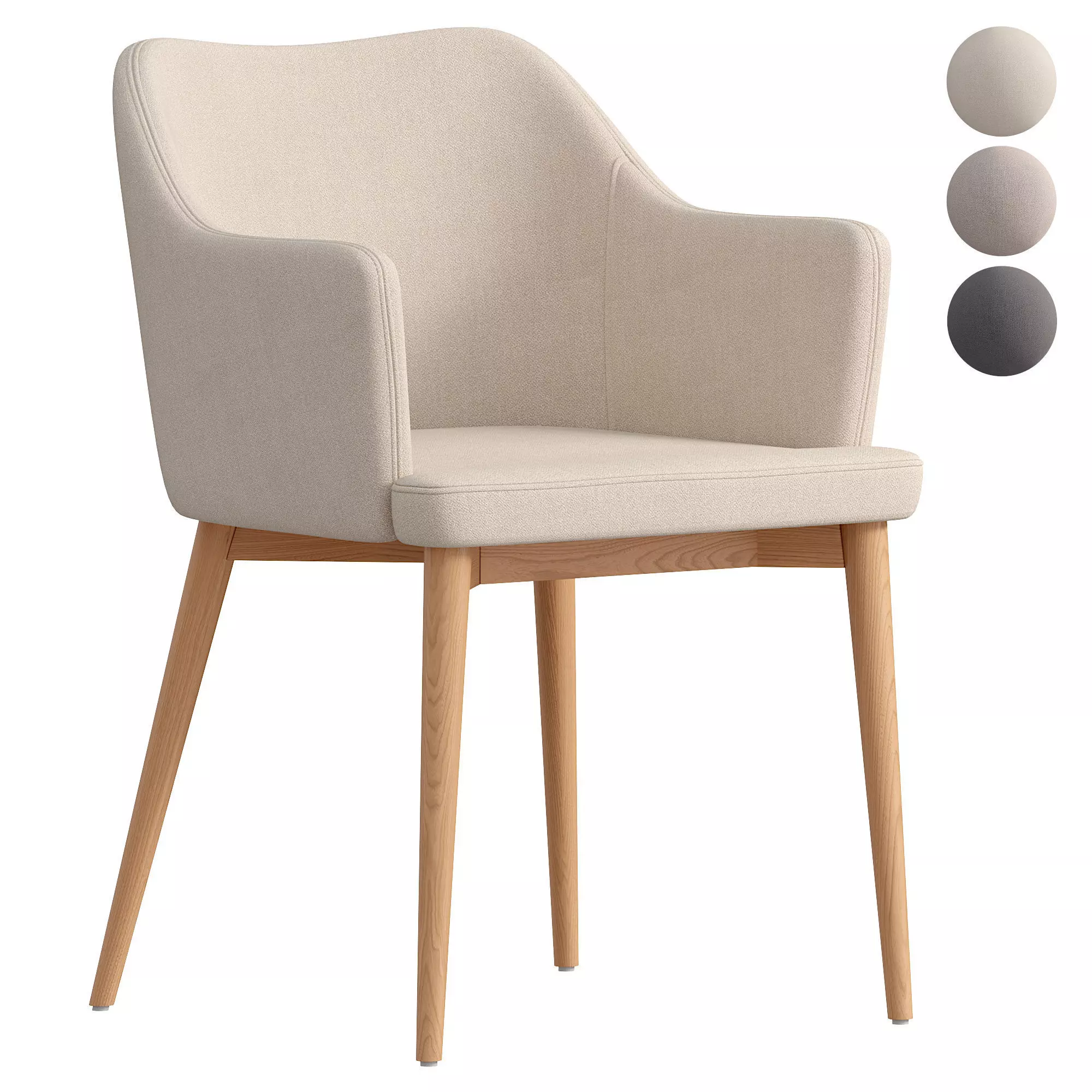 CHAIR CROFT by La Forma 3D model