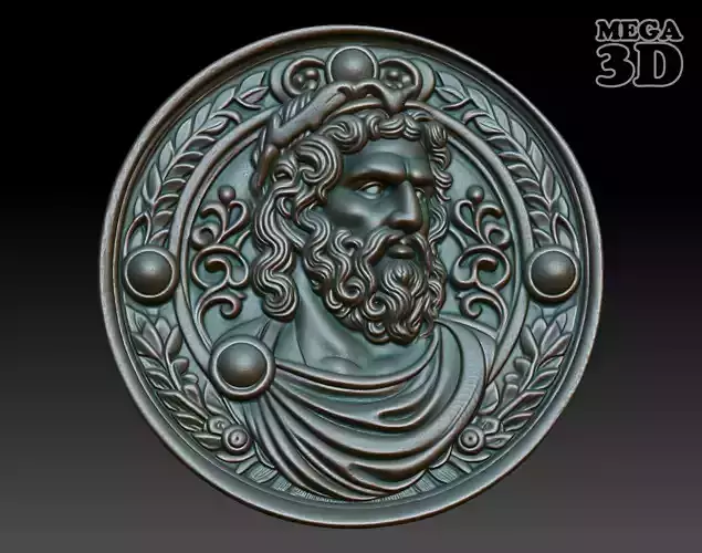 Roman King basrelief 01 240926