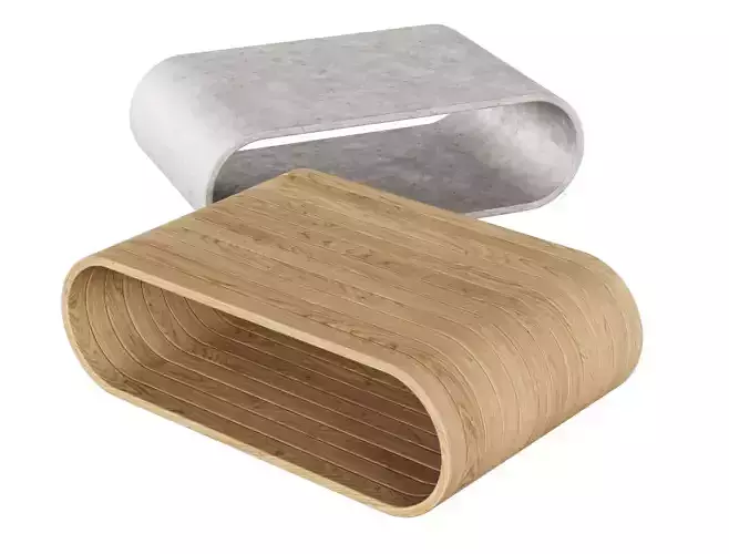 Agua Coffee Table  3D model