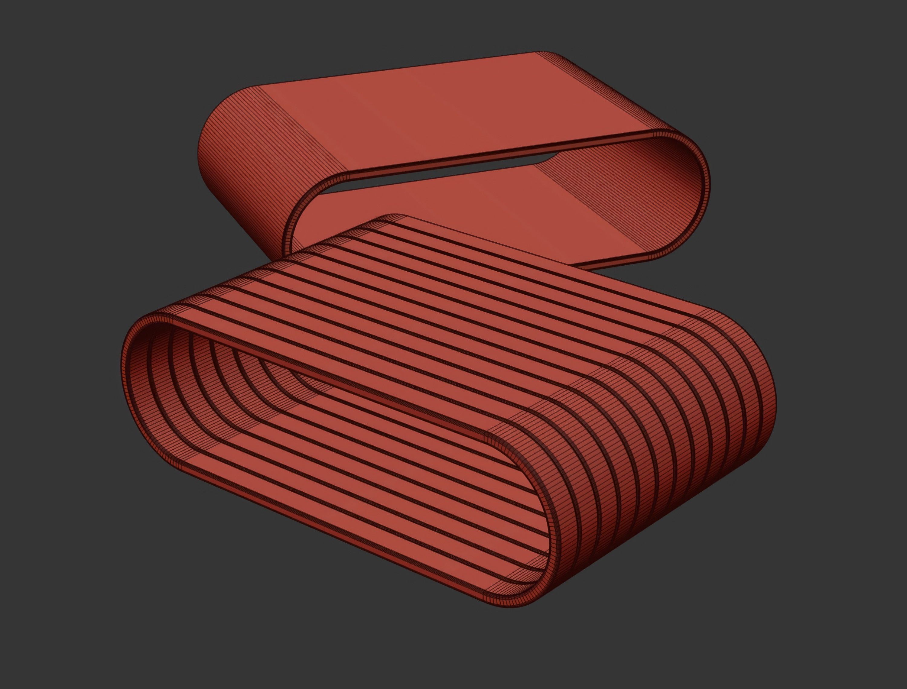 Agua Coffee Table  3D model_6