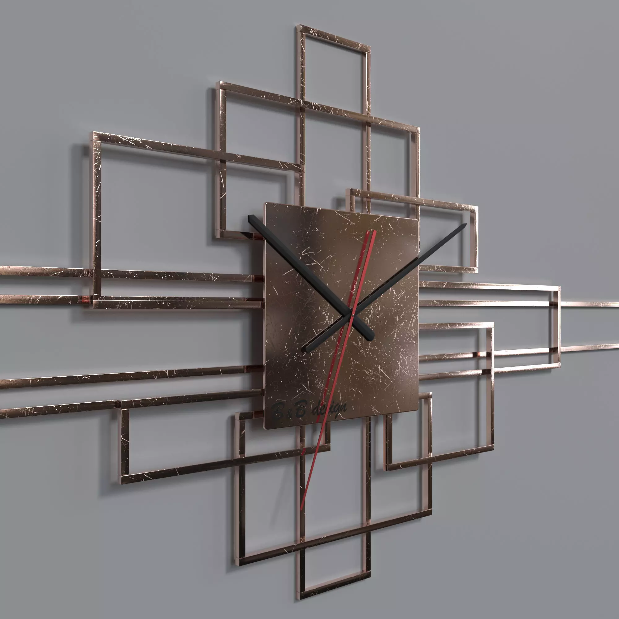 Wall Clock BsB Design Level 3D model_0