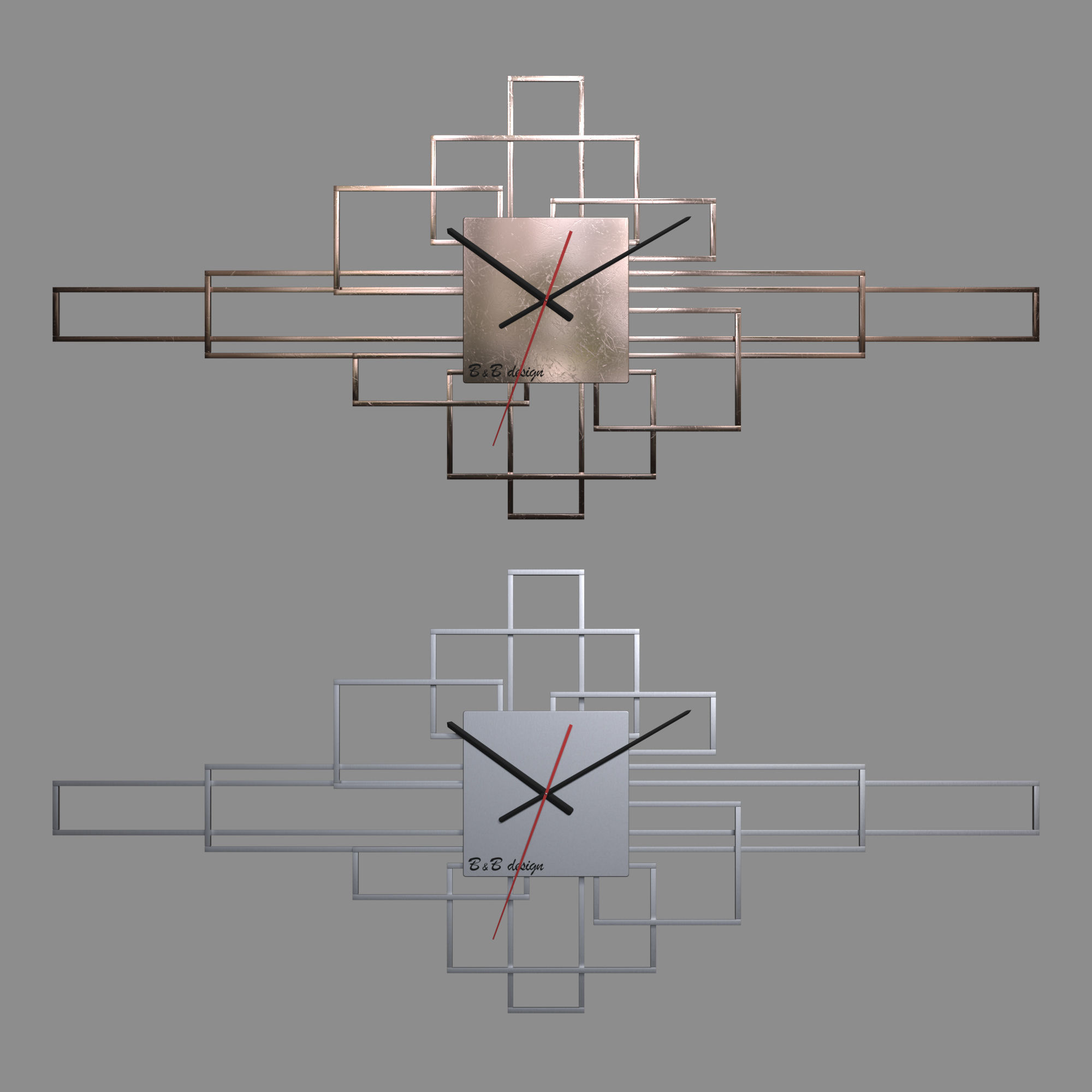 Wall Clock BsB Design Level 3D model_4