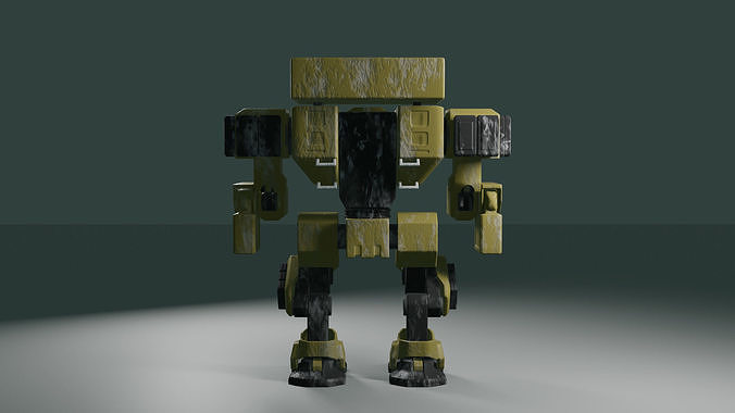 war gear 000 Low-poly 3D model
