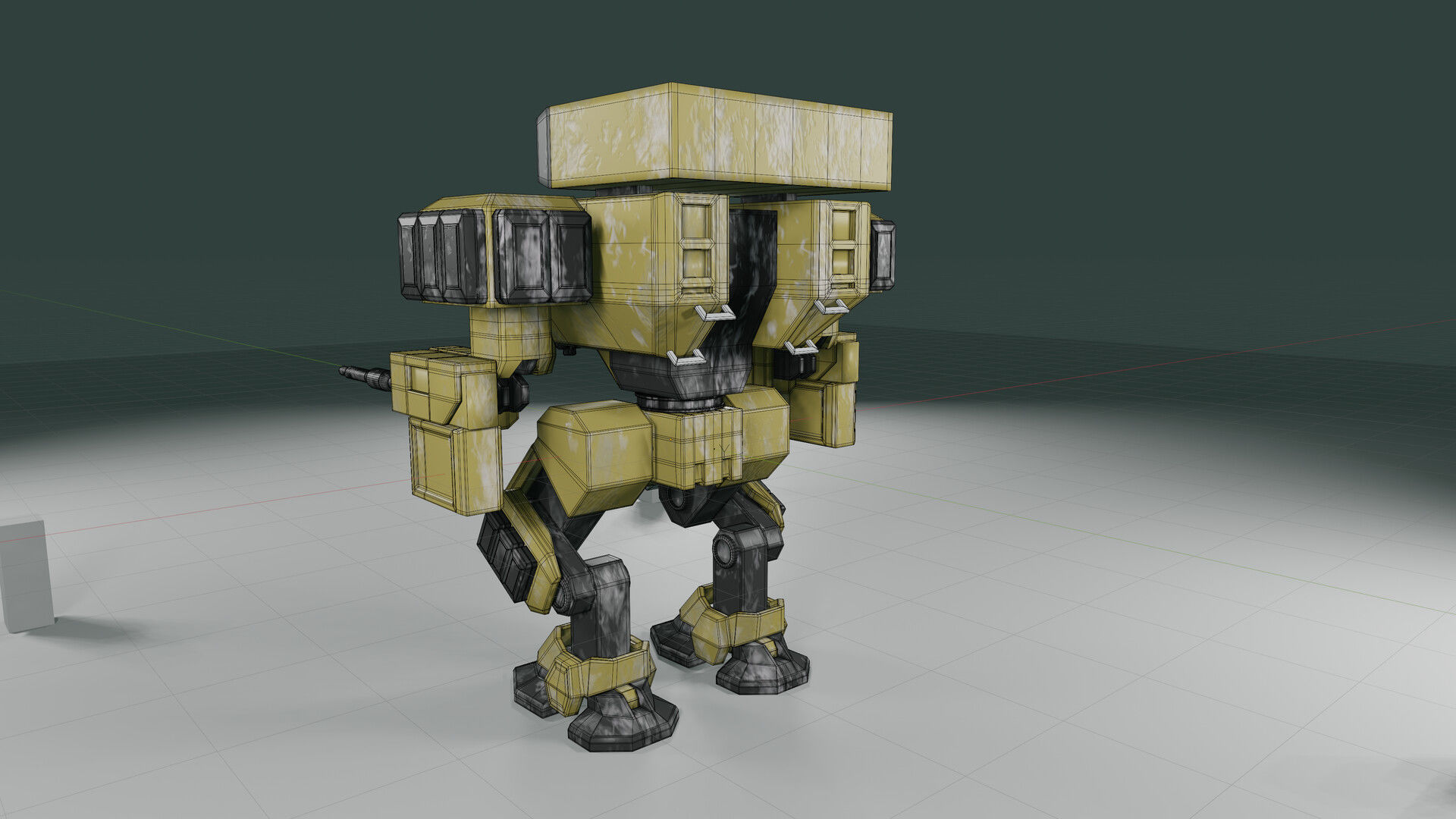 war gear 000 Low-poly 3D model_13