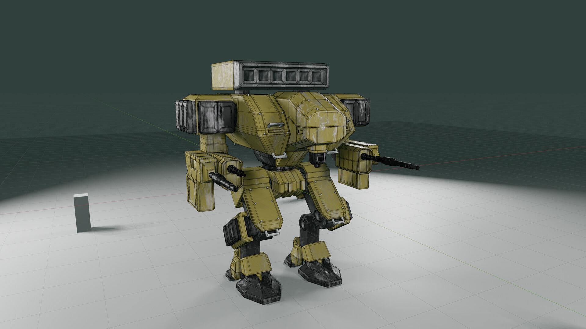 war gear 000 Low-poly 3D model_11