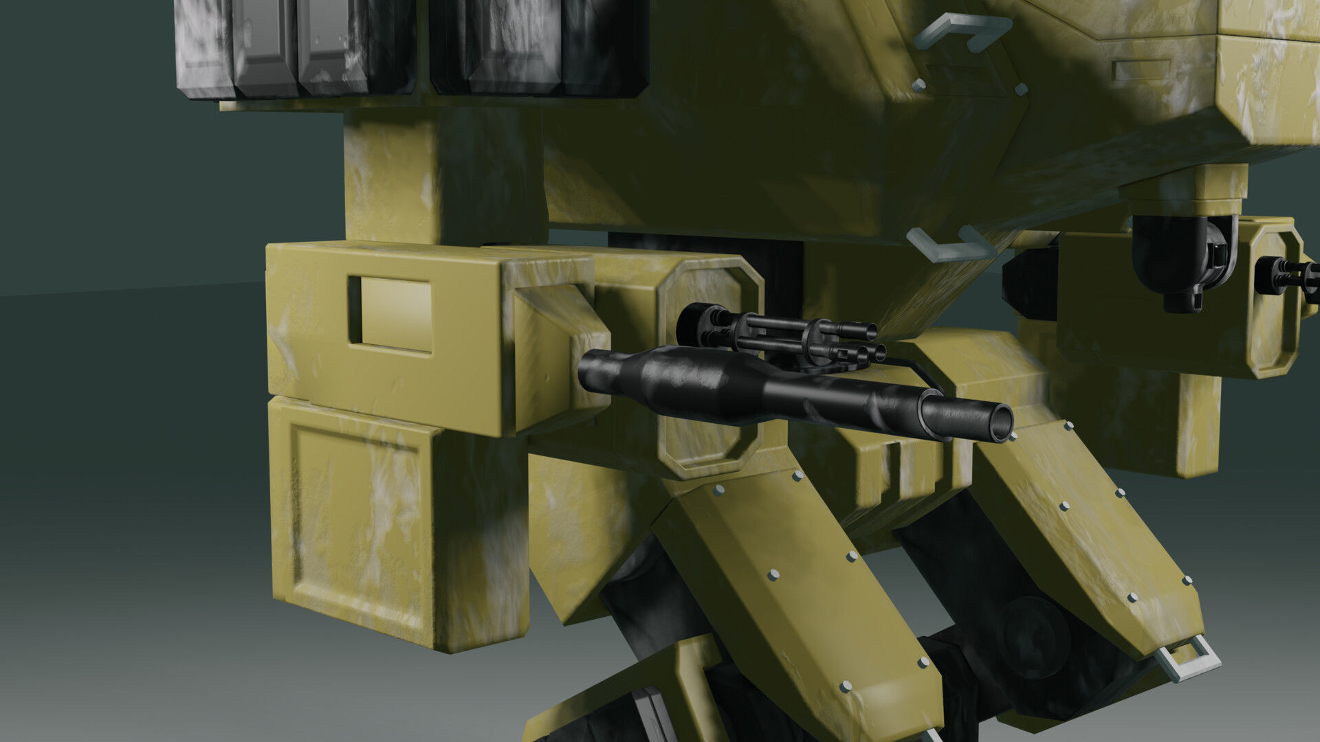 war gear 000 Low-poly 3D model_4