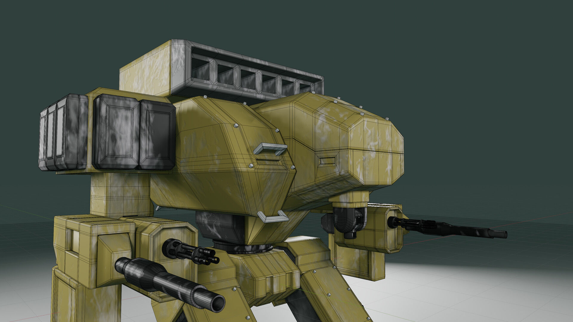war gear 000 Low-poly 3D model_14