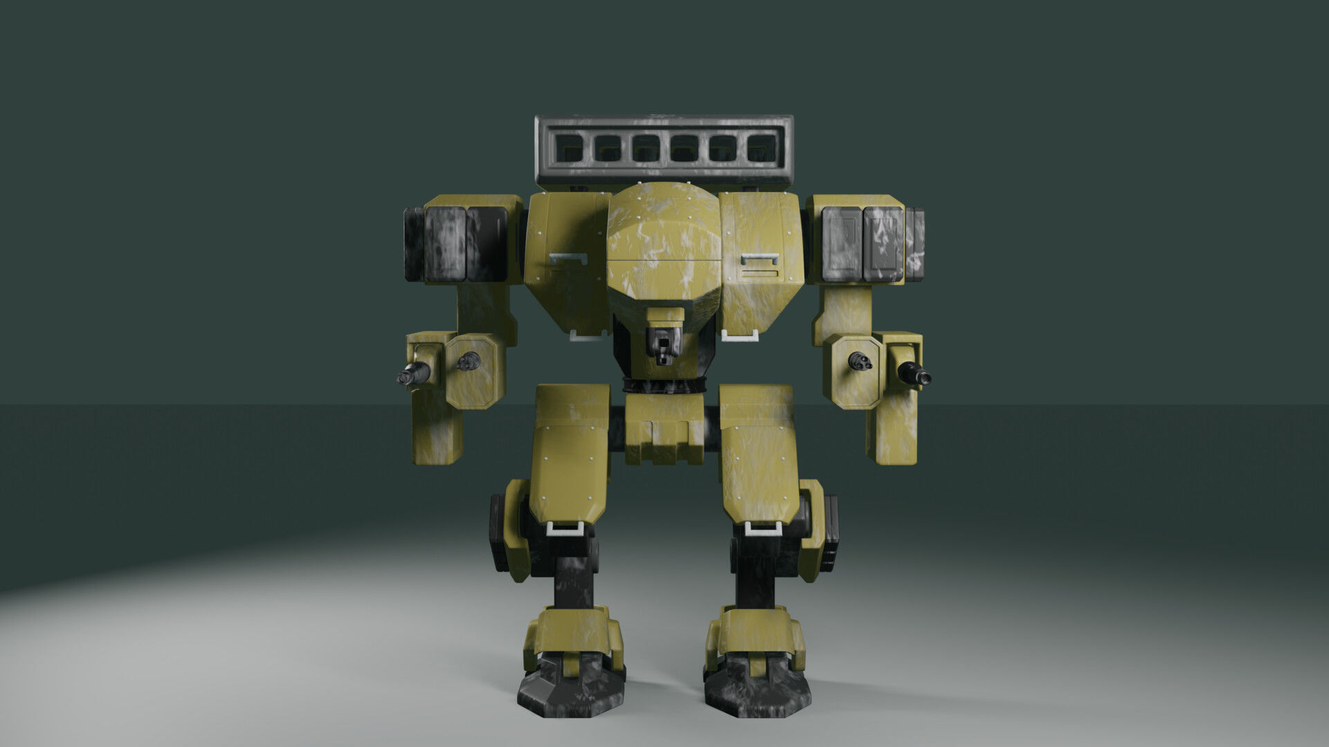 war gear 000 Low-poly 3D model_3