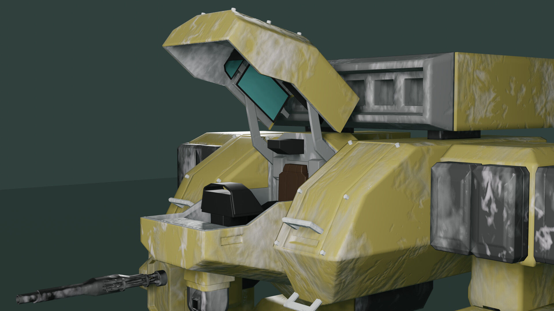 war gear 000 Low-poly 3D model_7