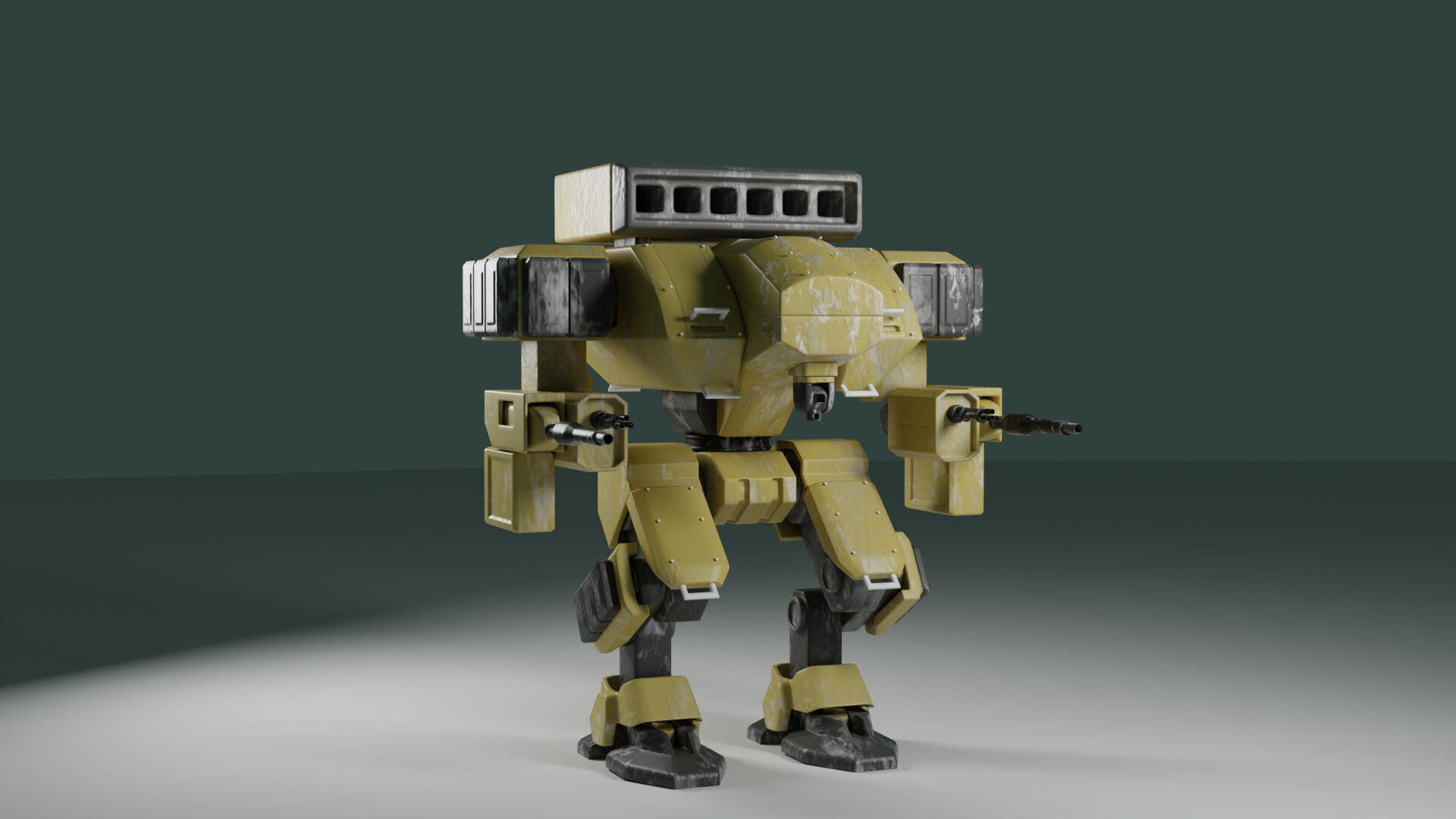 war gear 000 Low-poly 3D model_17