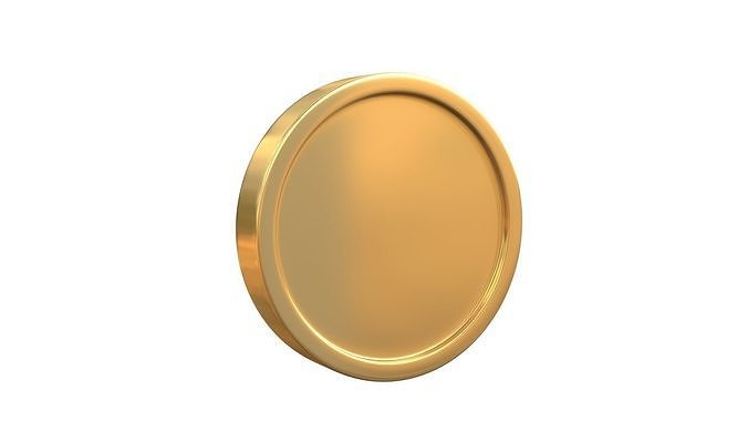 Coin gold 3D model