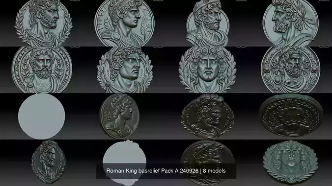 Roman King basrelief Pack A 240926