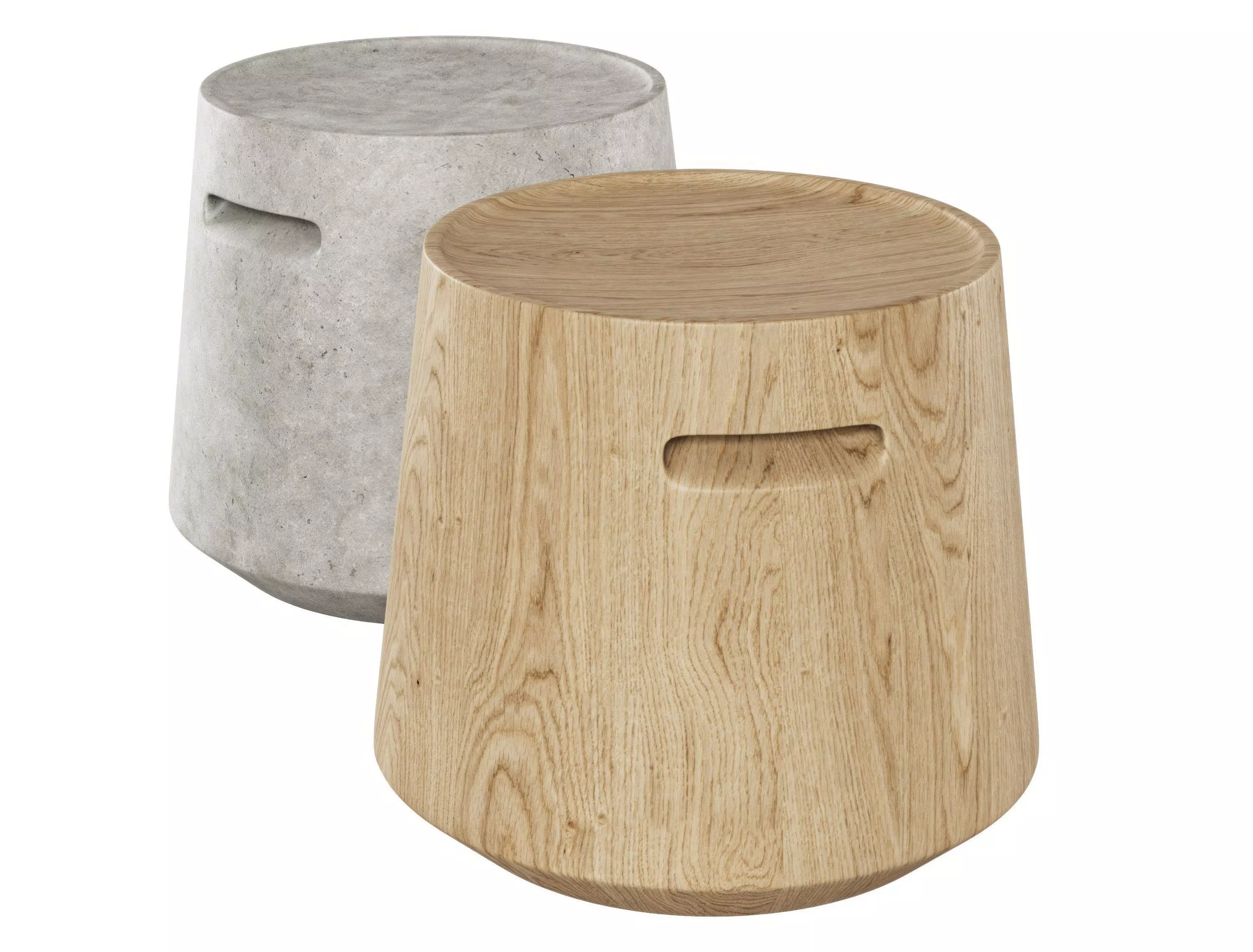 Turn Cocktail Stool  3D model_0