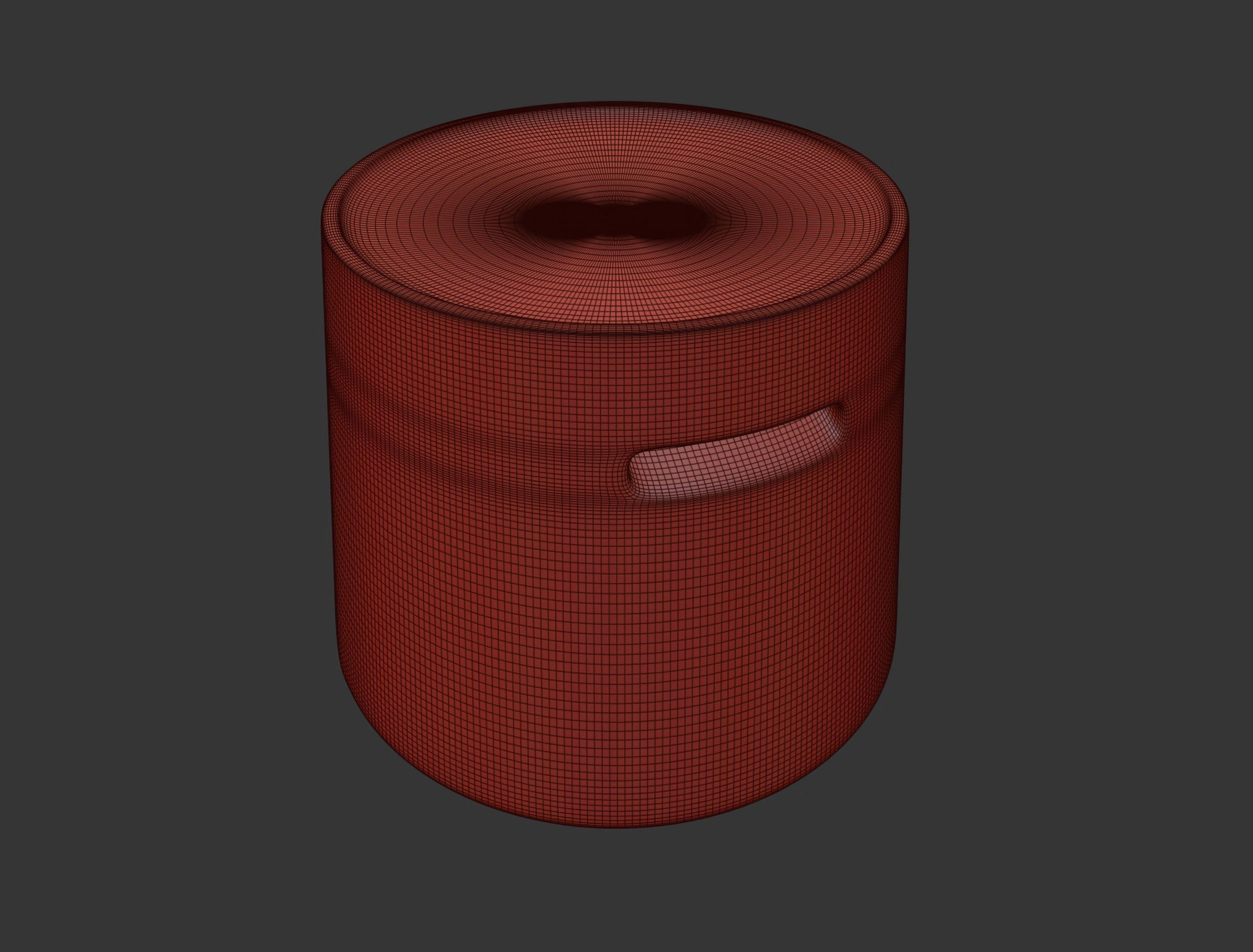 Turn Cocktail Stool  3D model_5