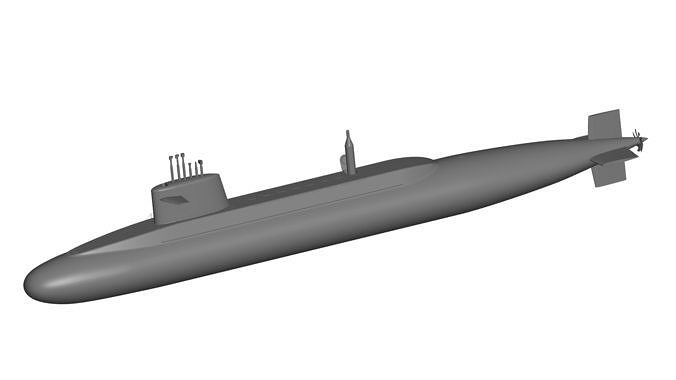 Submarine 3D model