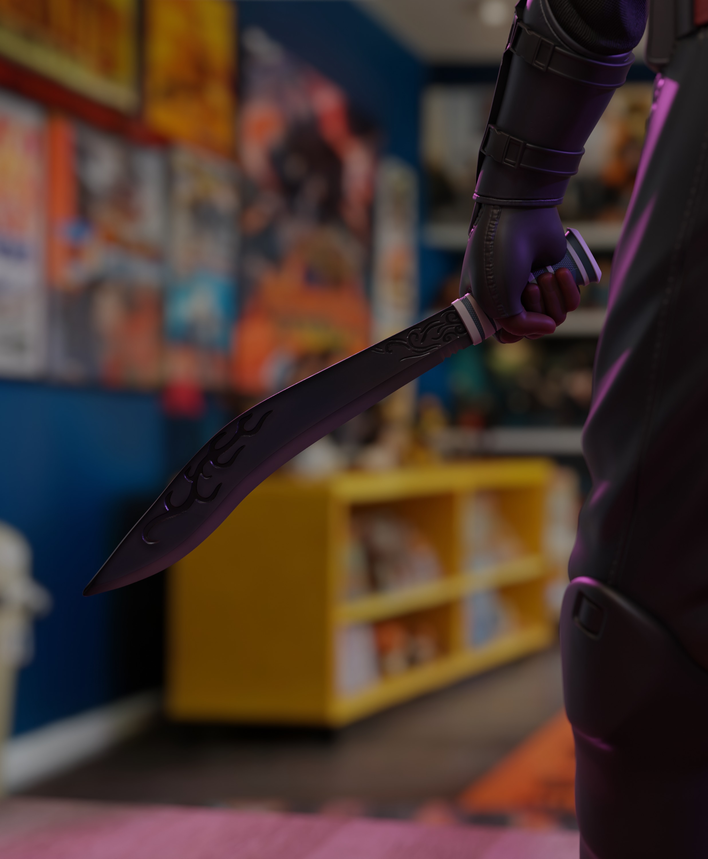 Blade - Deadpool and Wolverine 3D print model_5