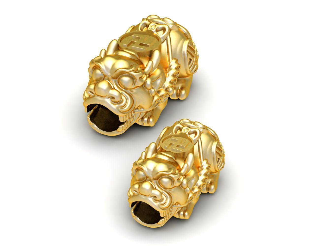 6004 Buddha Symbol Pixiu 3D print model_2