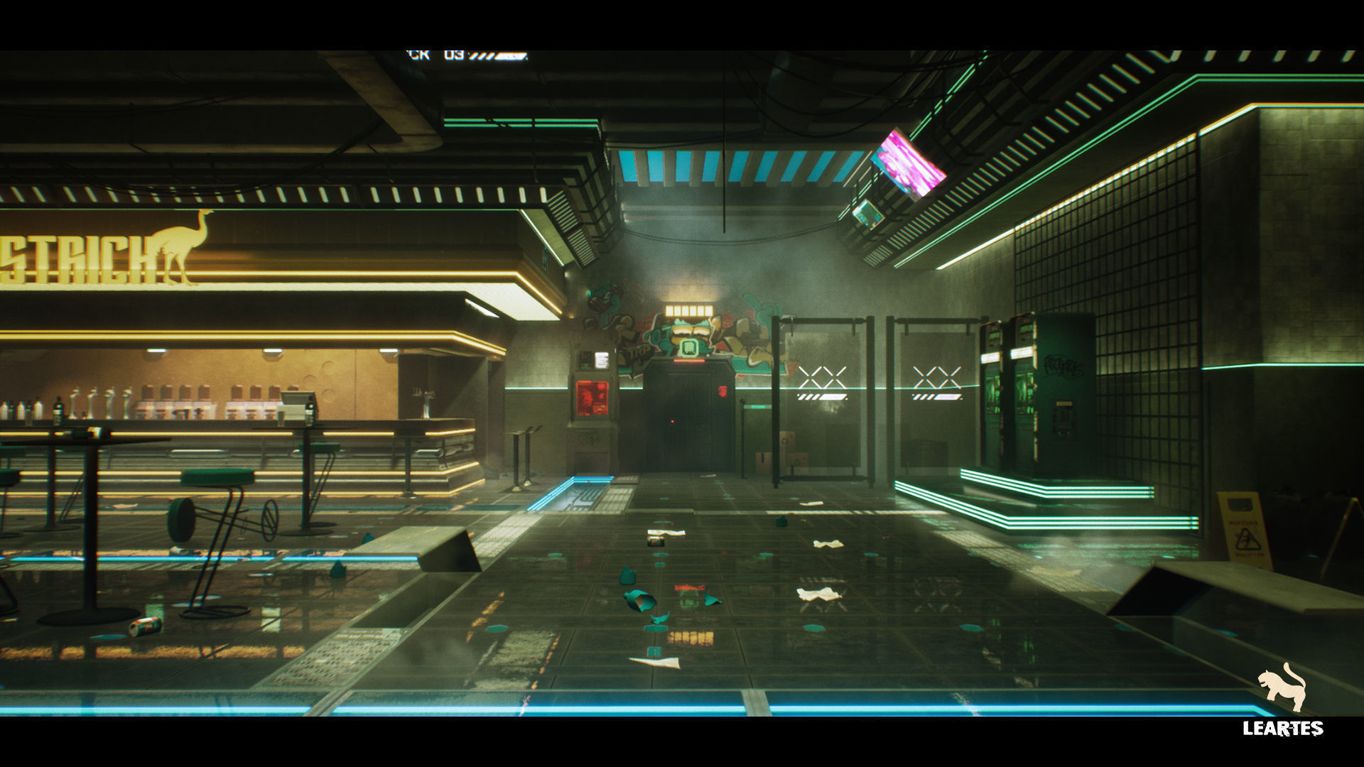 Restaurant Cafe Mega Bundle Low-poly 3D model_2