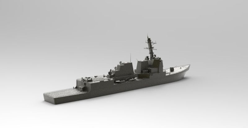 USS Nathan James Navy 3D model_1