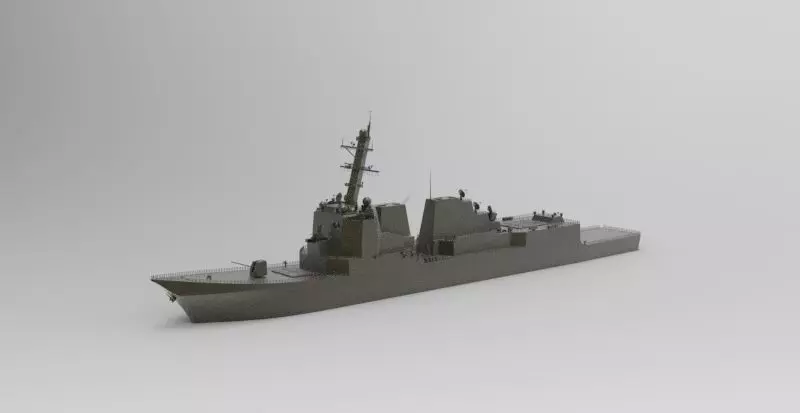 USS Nathan James Navy 3D model_0