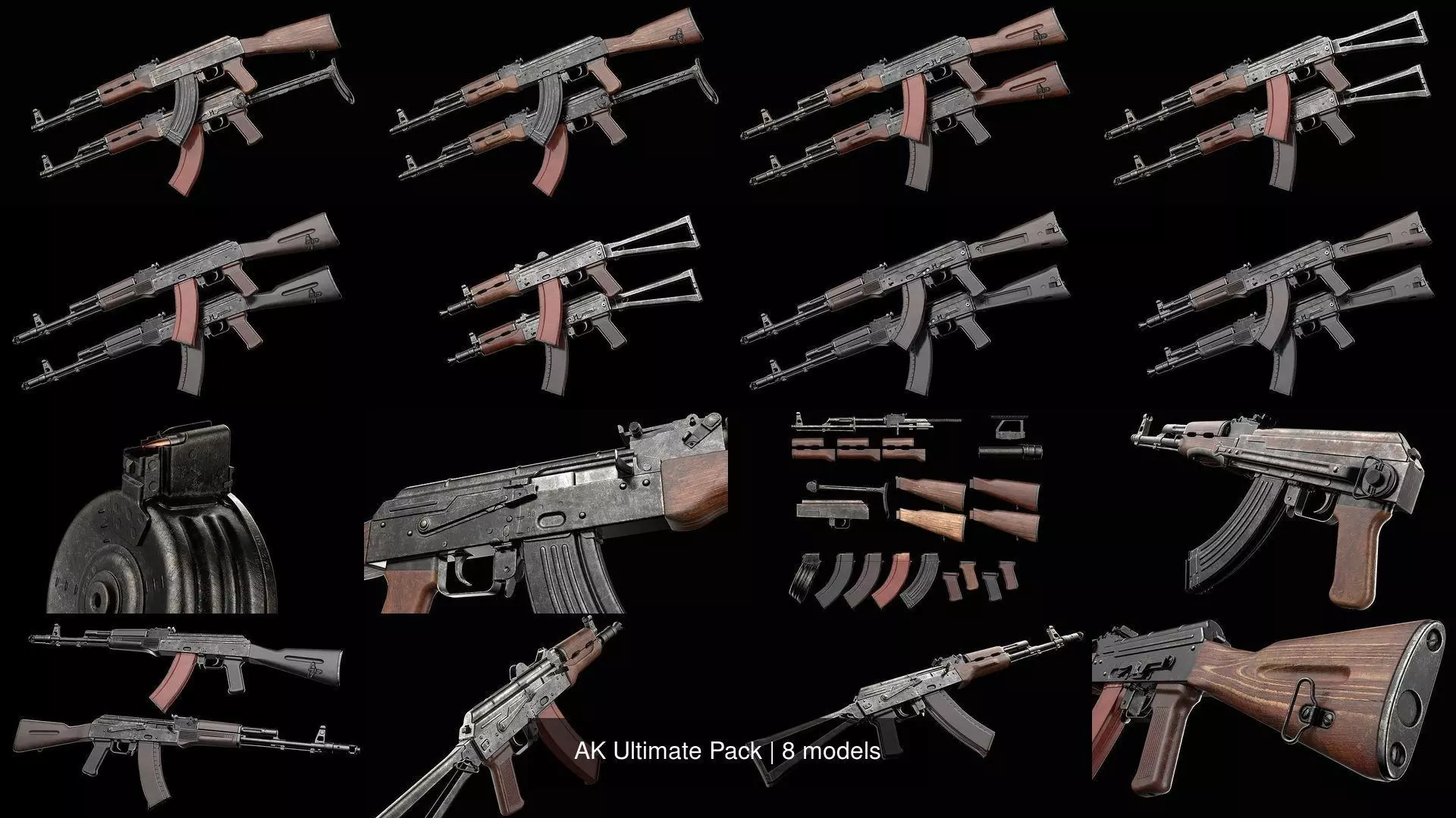 AK Ultimate Pack 3D Model Collection_1