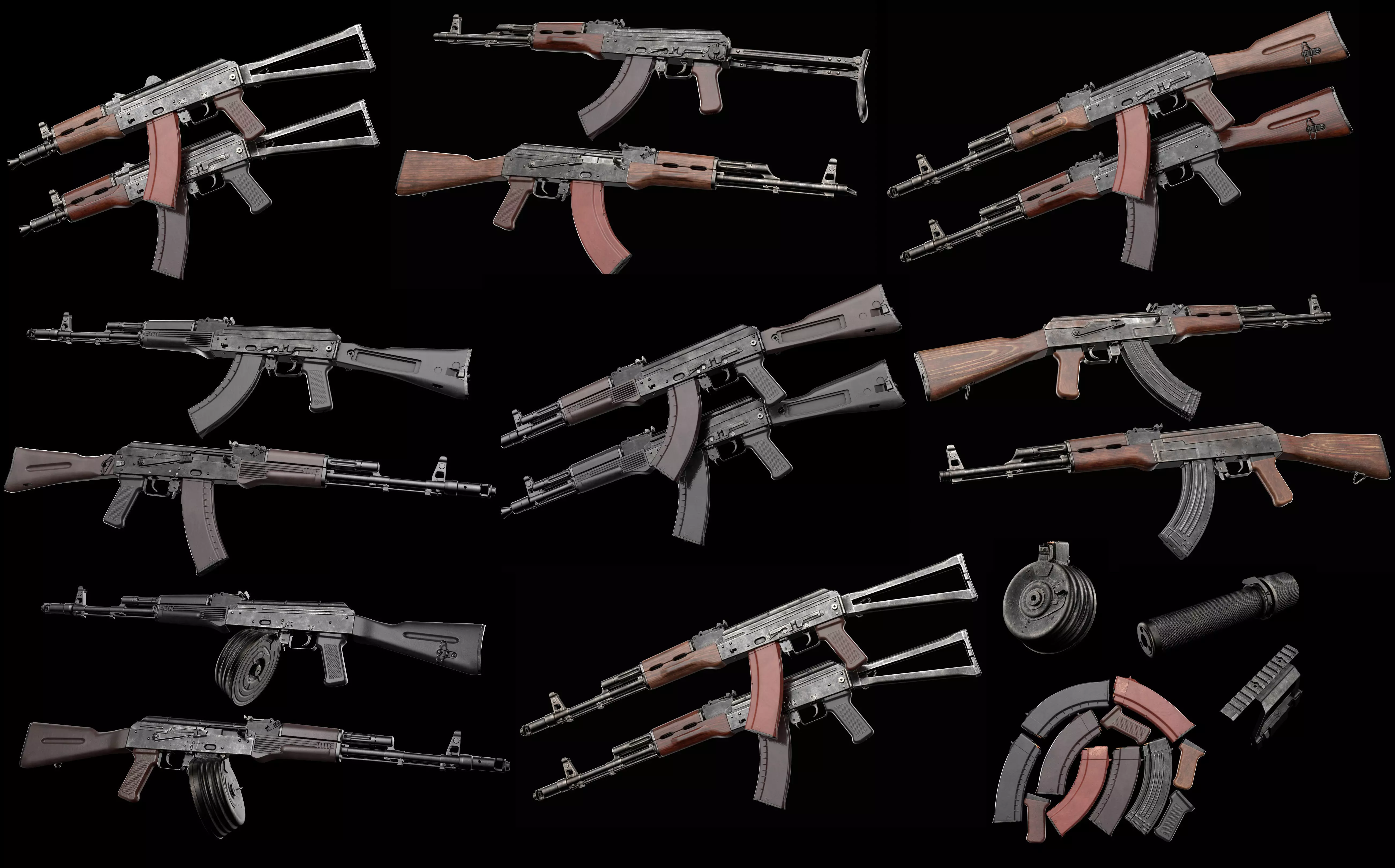 AK Ultimate Pack 3D Model Collection_0