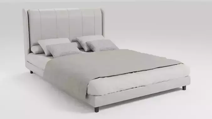 Bed with modern style and aesthetic design