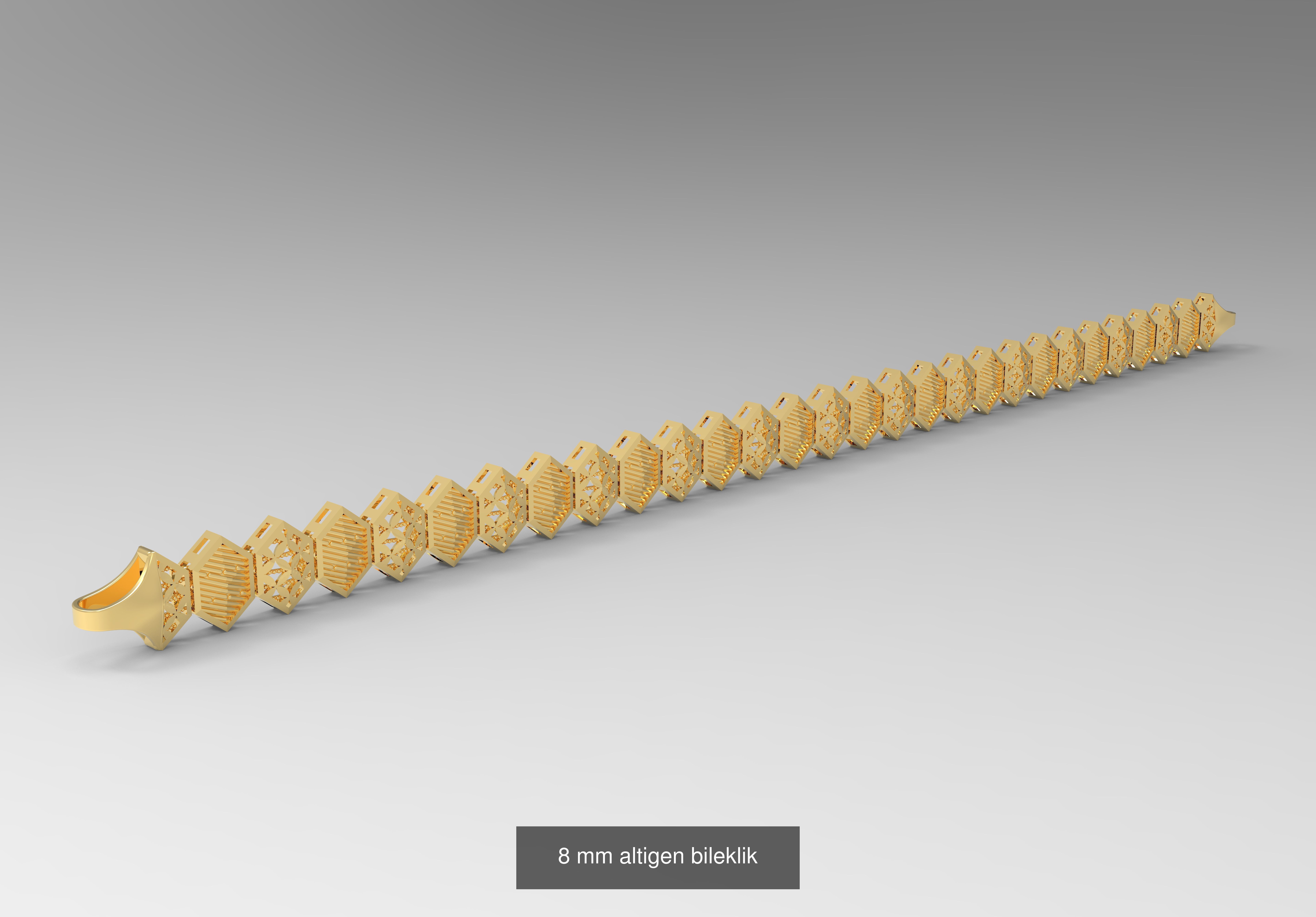 10 adet hazir bileklik koleksiyonu 3D Model Collection_10