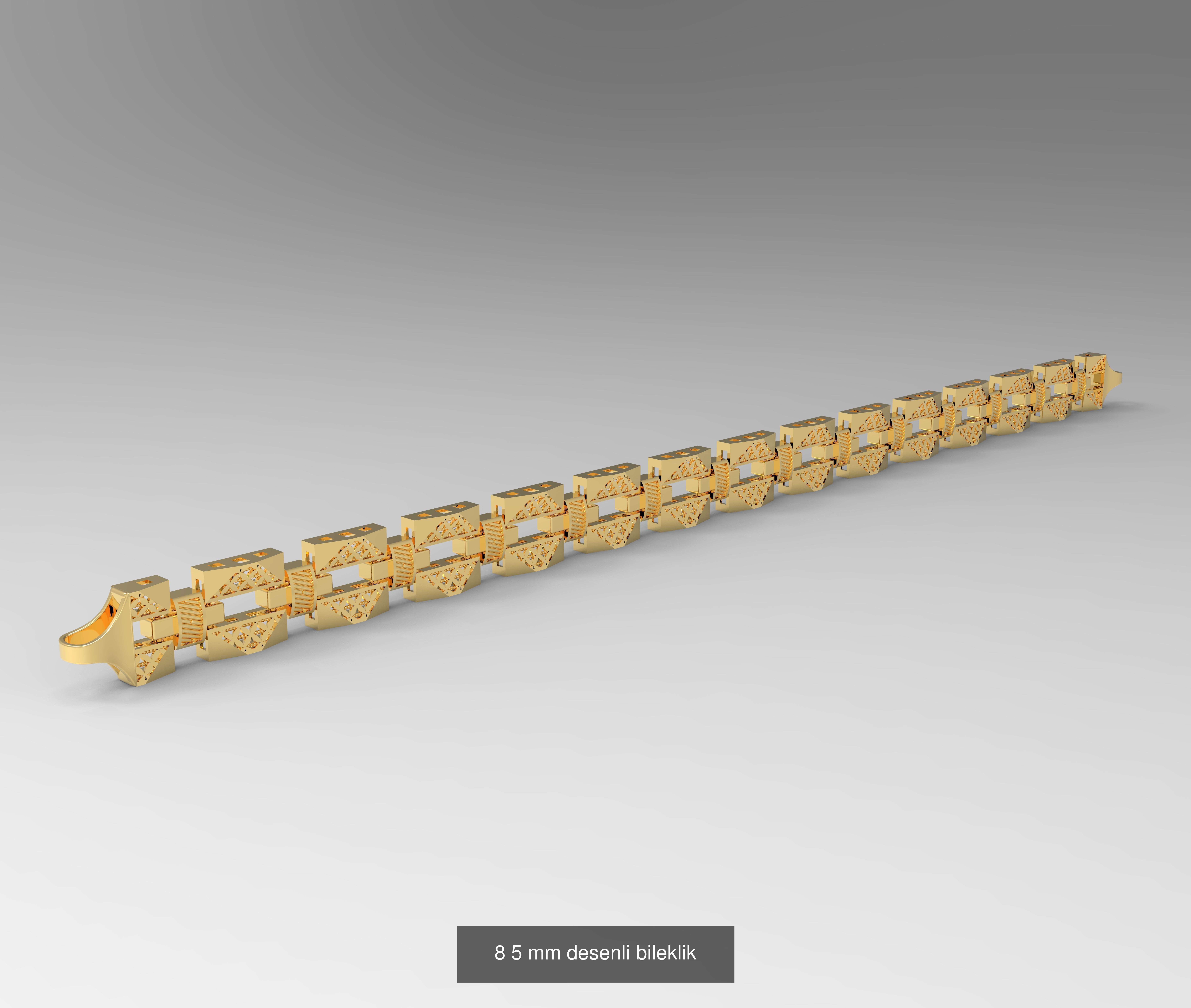 10 adet hazir bileklik koleksiyonu 3D Model Collection_8