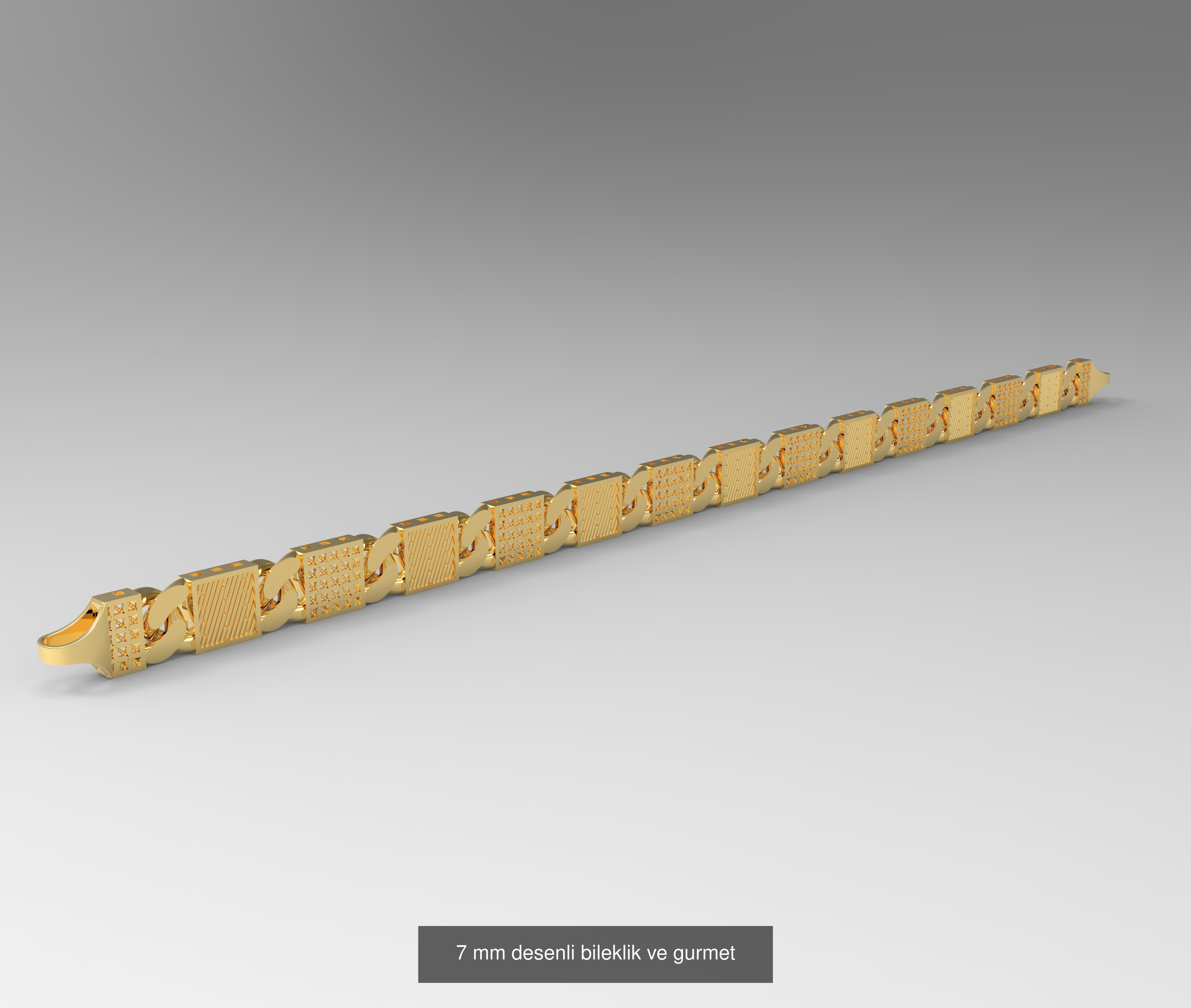 10 adet hazir bileklik koleksiyonu 3D Model Collection_9