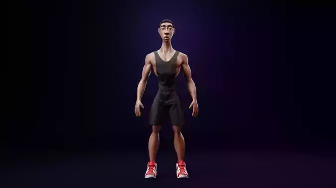 Cartoon stylized male character - RIGGED 3D model Cartoon stylized male character - RIGGED 3D model