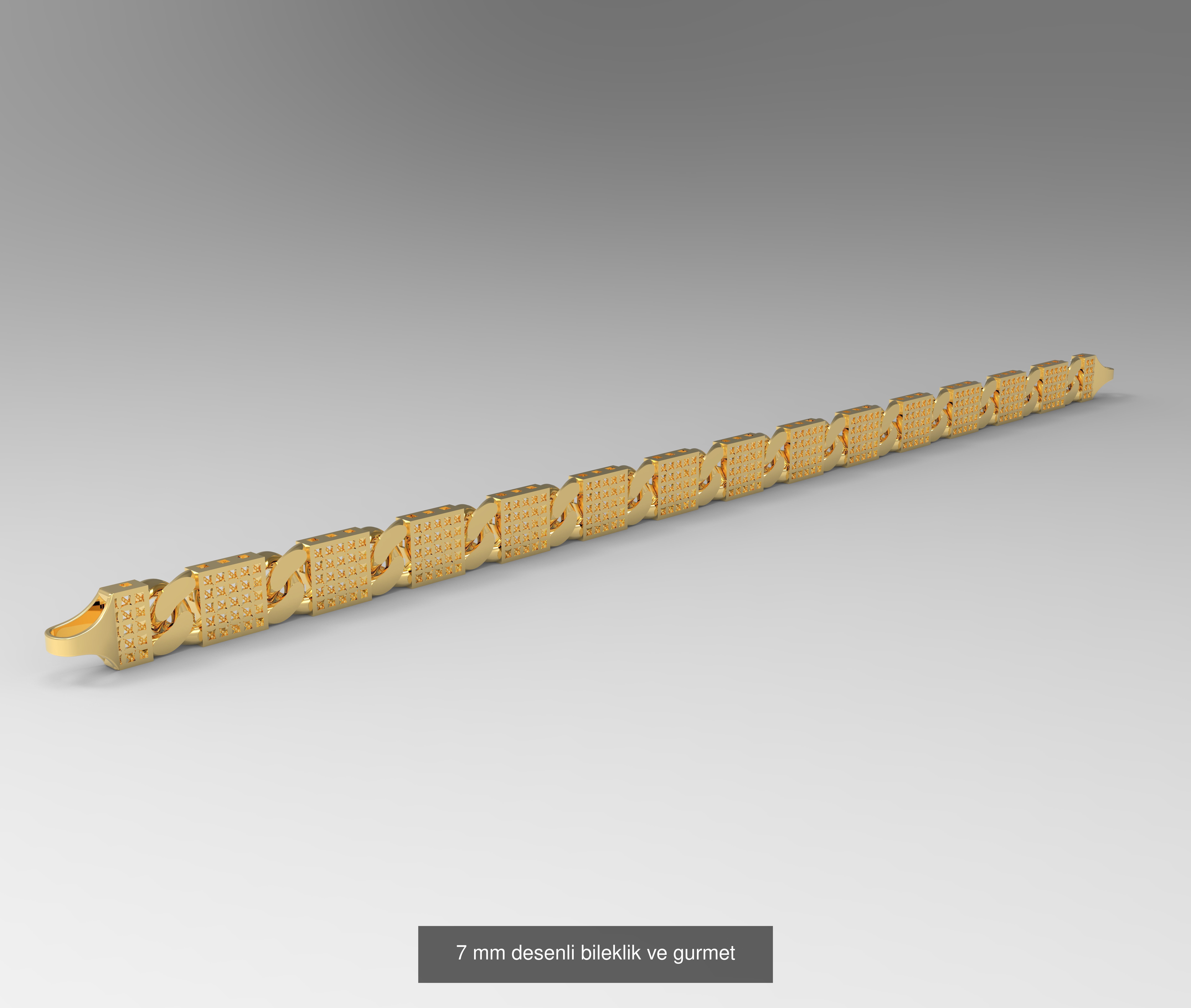 10 adet hazir bileklik koleksiyonu 3D Model Collection_5