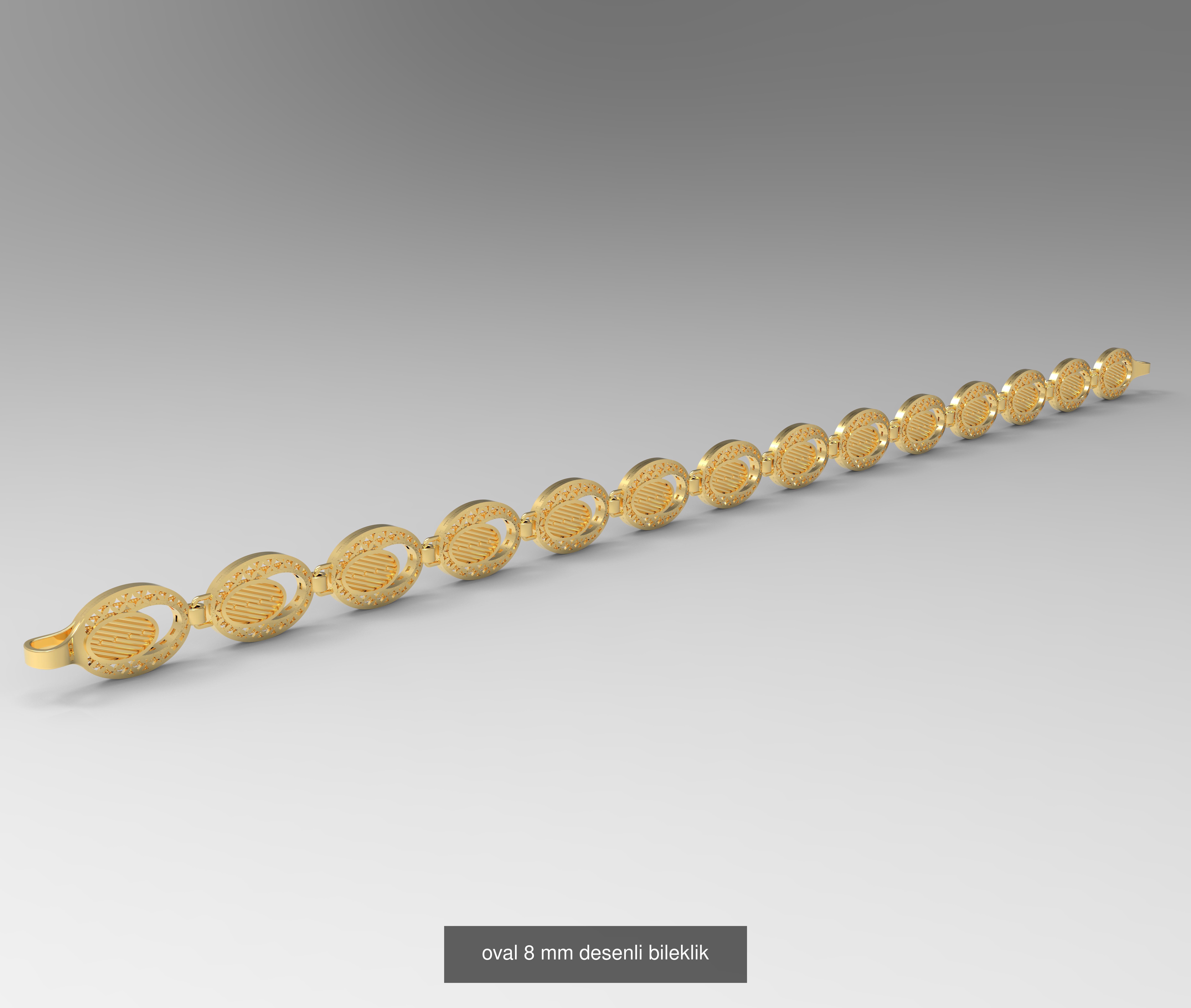 10 adet hazir bileklik koleksiyonu 3D Model Collection_8