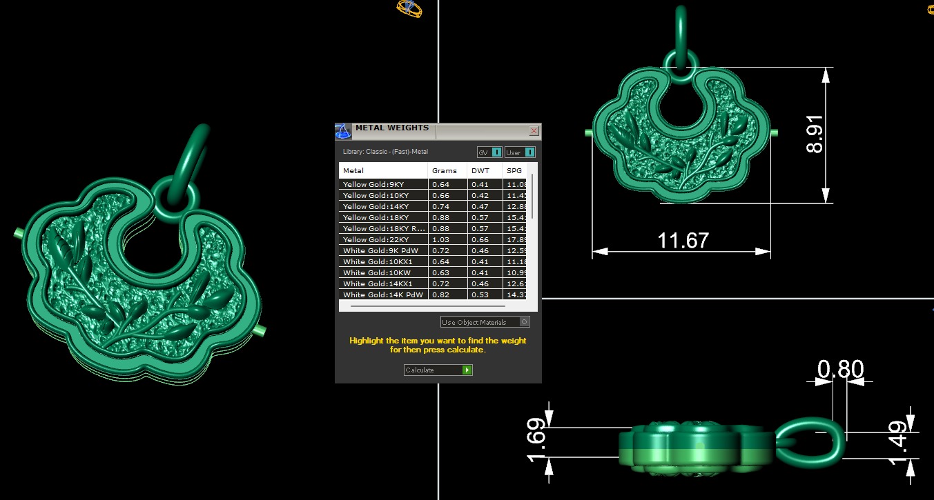 CHARM DESIGN 3D print model_3