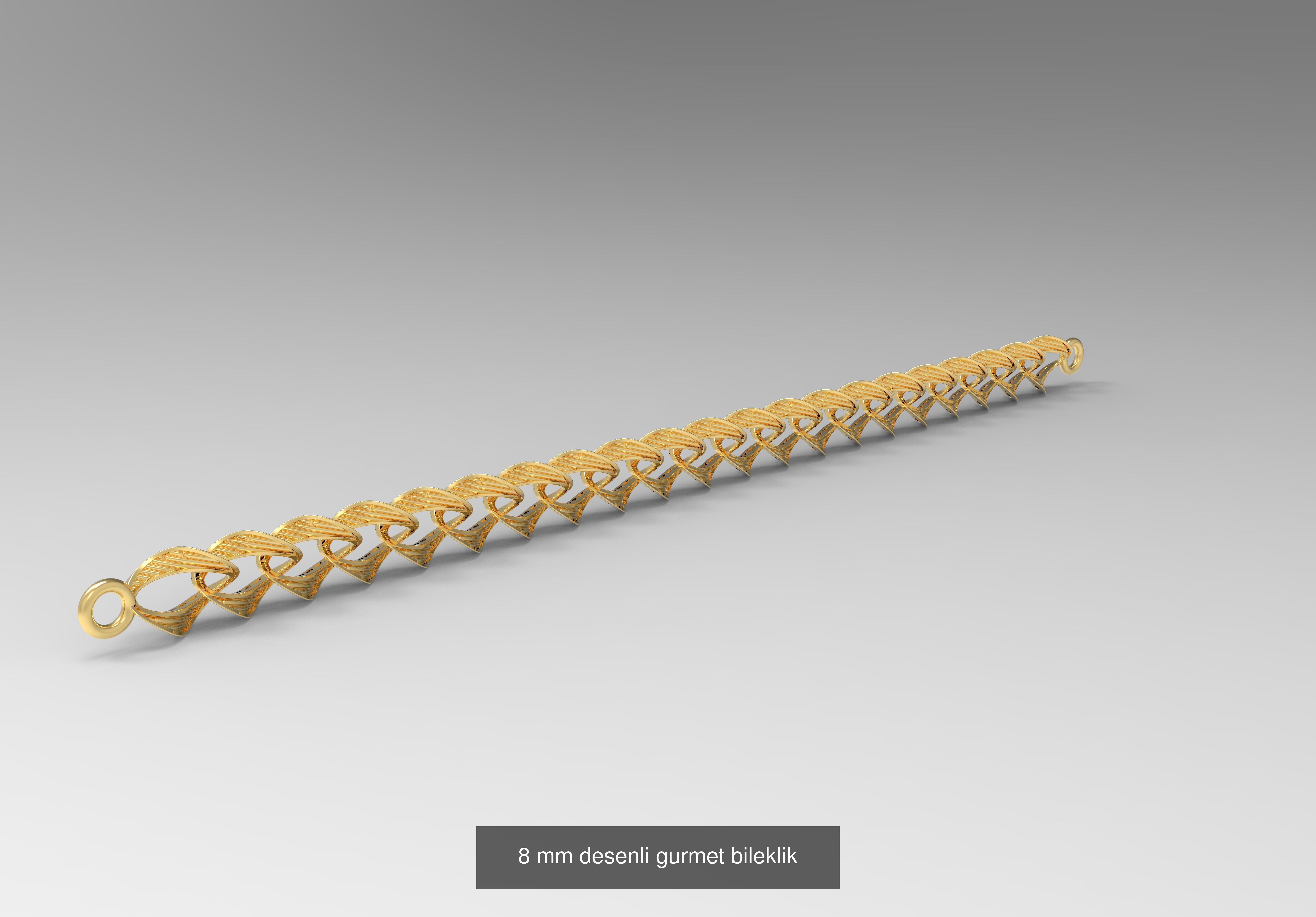 10 adet hazir bileklik koleksiyonu 3D Model Collection_8