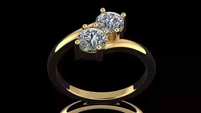 AG 300 TWISTED SHANK RING