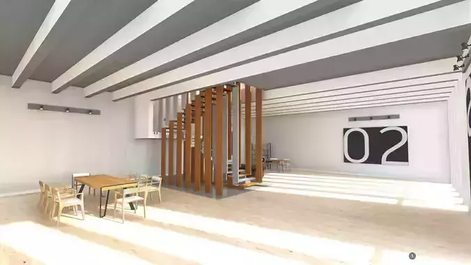 G0031 VR Virtual-Reality 2 level Art Gallery