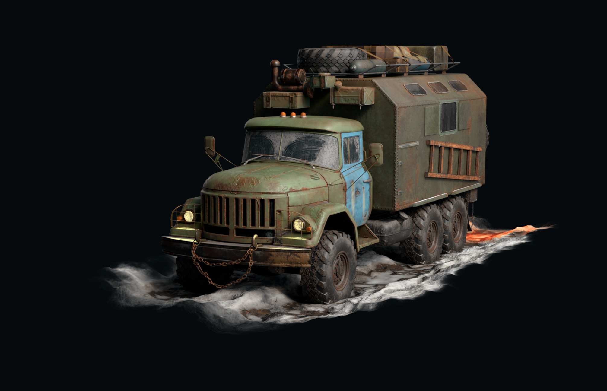 ZiL 131  3D model_7