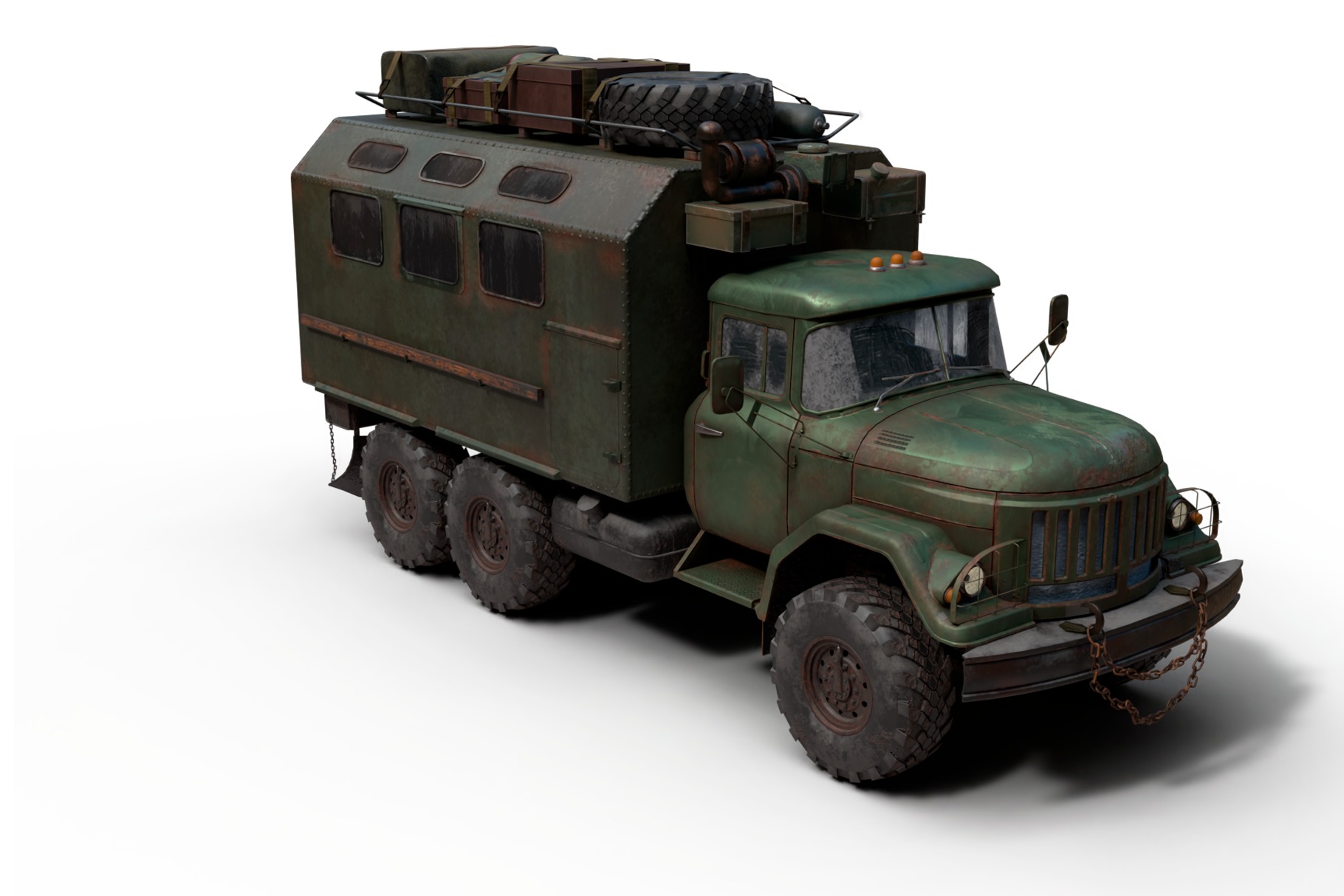 ZiL 131  3D model_1